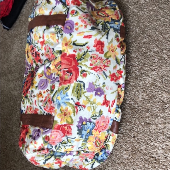 Anthropologie | Embroidered Floral Antique Vintage inspired purse bag satchel - Picture 5 of 7